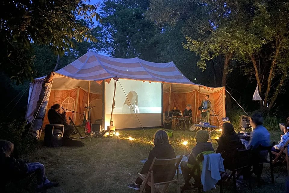 Performance at the Sandy Hill Arts Marquee